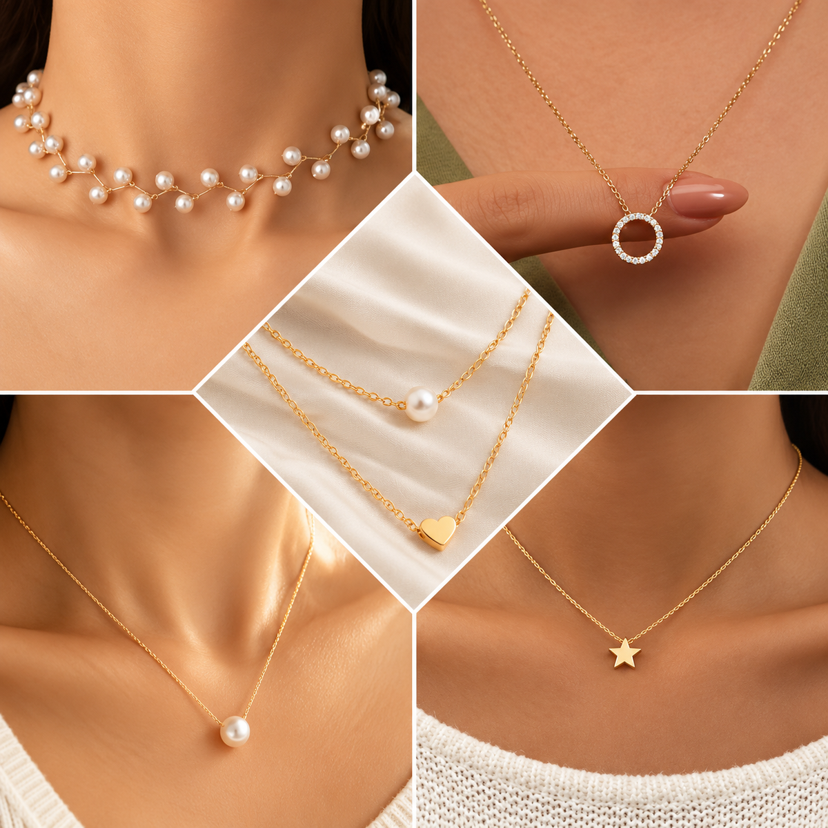 Everyday Luxe Necklace Combo - LZ1002